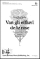 Van Gli Effluvi de Le Rose SA choral sheet music cover